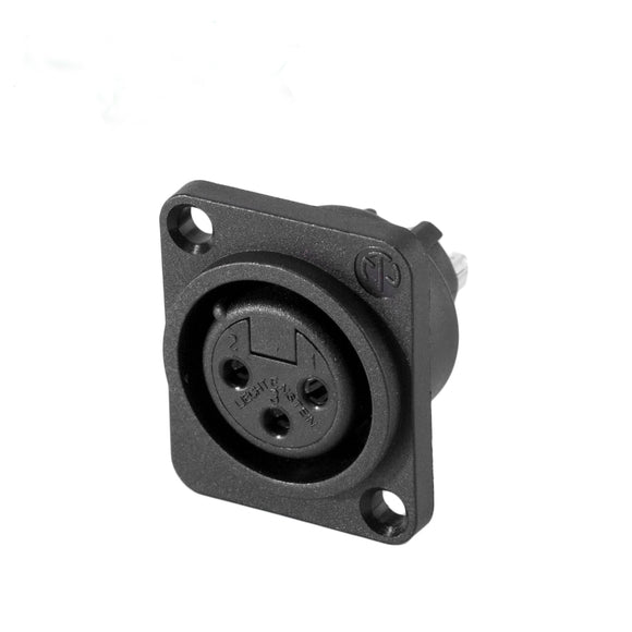 Neutrik Chassis Mount XLR Female Socket NC3FPP