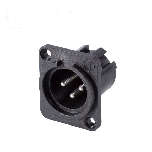 Neutrik Chassis Mount XLR Male Socket NC3MPP
