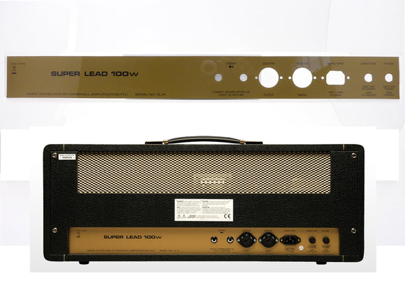 Marshall JMP 1959HW Super Lead Rear Faceplate