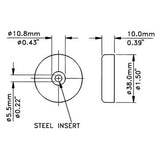 Cabinet/Amplifier Rubber Feet F1687