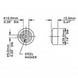 Cabinet/Amplifier Rubber Feet F1633