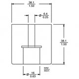 Cabinet/Amplifier Rubber Feet 9145